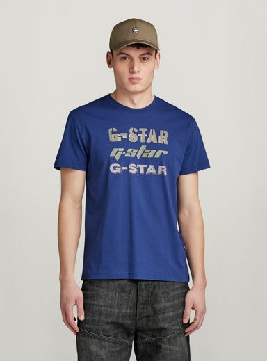 Camiseta Triple Logo Graphic
